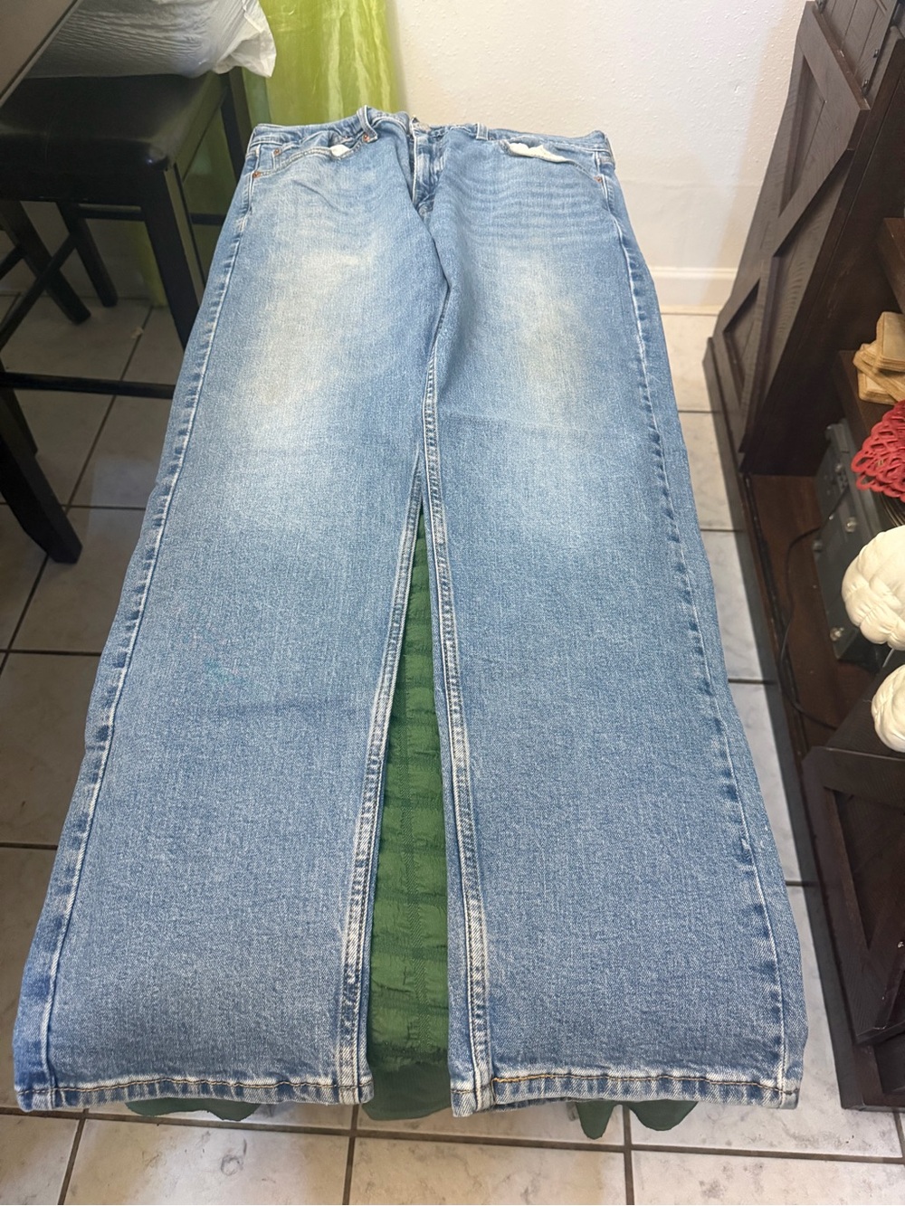 Levi's Faded Light Blue Straight Jeans for Men